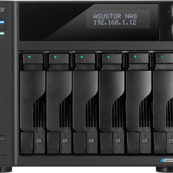 Asustor Lockerstor 6 Gen2 (AS6706T) NAS με 6 θέσεις για HDD/M.2/SSD