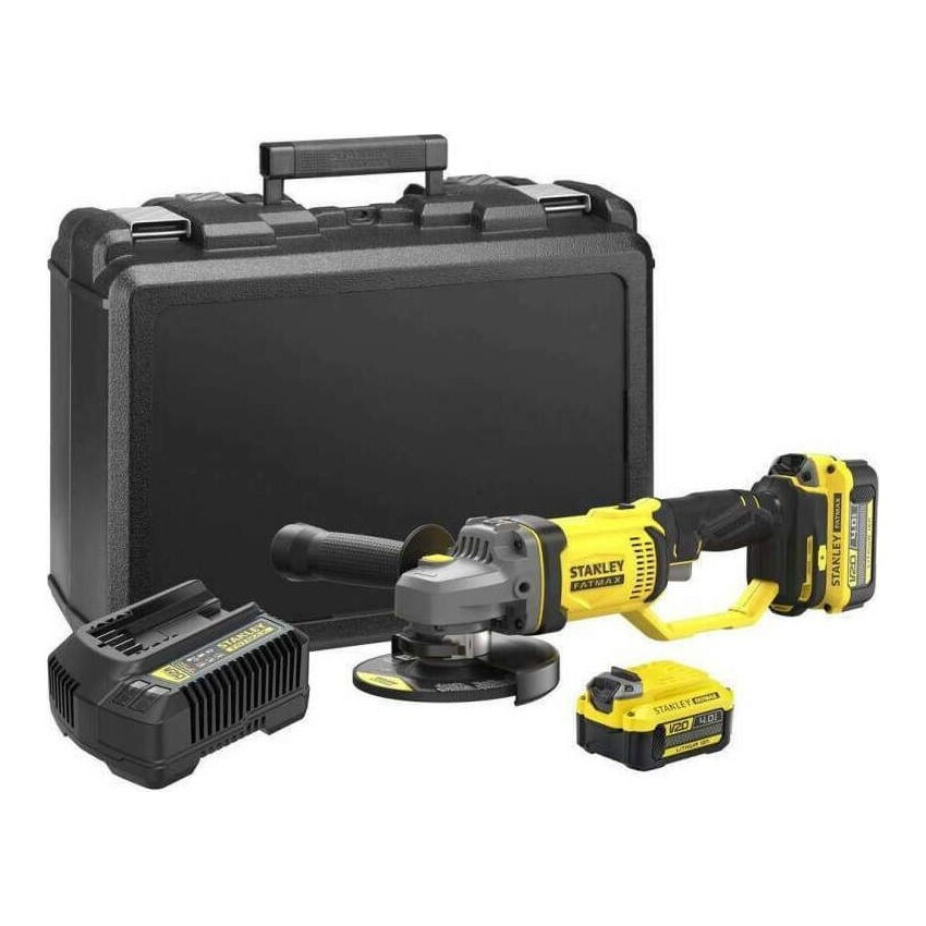 20221213095311_stanley_sfmcg700m2k_qw_trochos_125mm_mpatarias_2x4ah Stanley Τροχός με 2 Μπαταρίες 4Ah SFMCG700M2K - Image 1