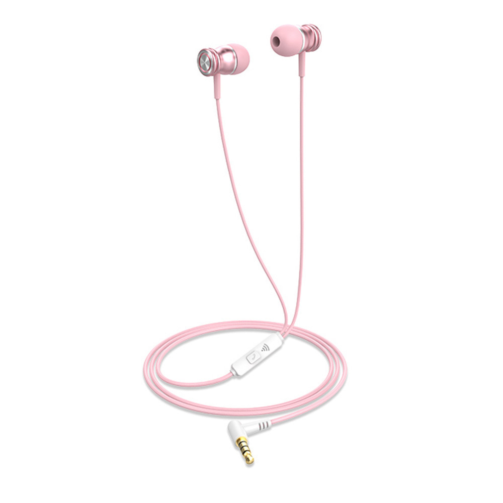 20221216105337_havit_e303p_in_ear_handsfree_me_vysma_3_5mm_roz Havit E303P In-ear Handsfree Ακουστικά με Βύσμα 3.5mm - Image 1