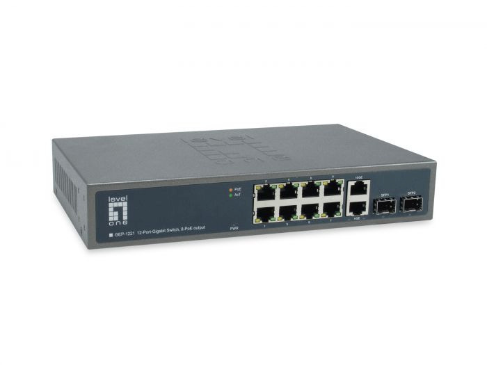 20221222162821_a50d8cb0 Level One GEP-1221 Unmanaged L2 PoE++ - Image 2