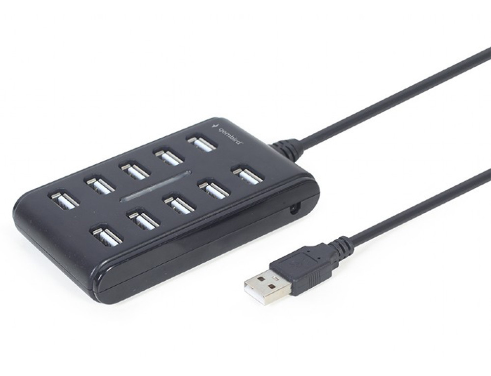 Gembird USB 2.0 Hub 10 Θυρών με σύνδεση USB-A