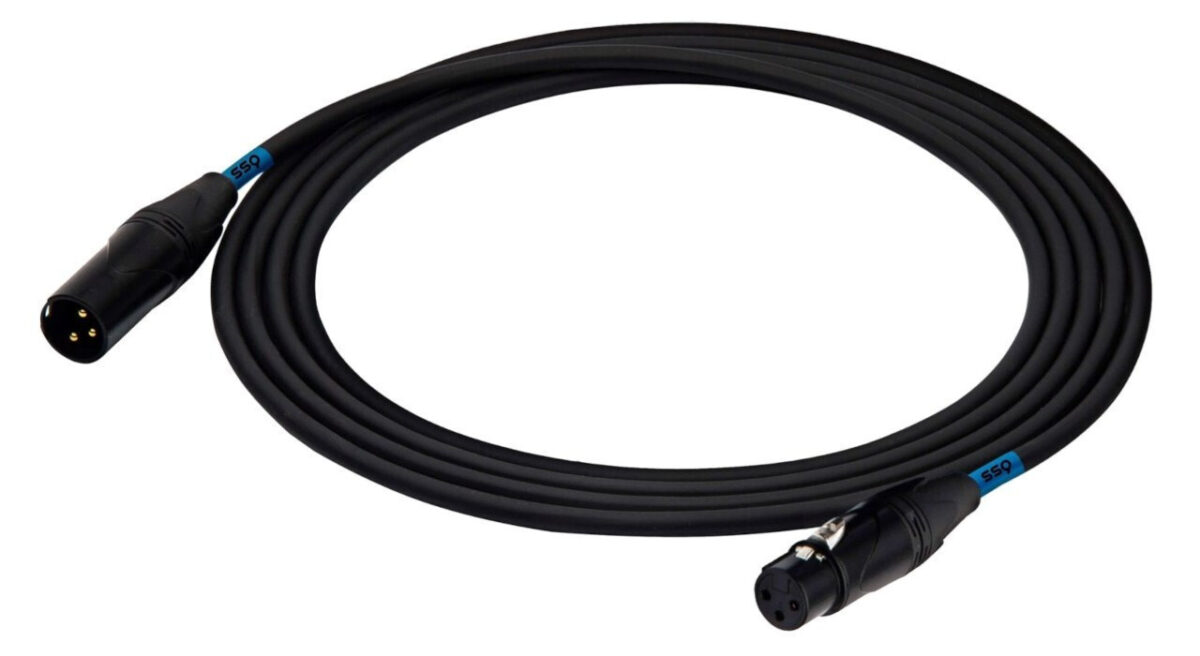 Cable XLR male - XLR female Μαύρο 10m (SS-1415) - Image 2