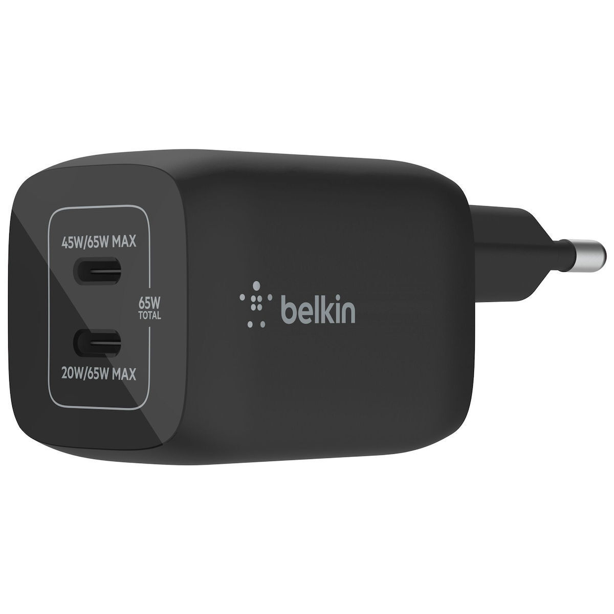 20230213095748_belkin_fortistis_choris_kalodio_me_2_thyres_usb_c_65w_power_delivery_mayros_boost_charge_pro Belkin Boost Charge Pro USB-C Χωρίς Καλώδιο 65W - Image 1