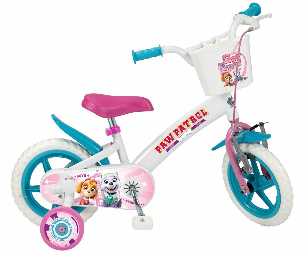 20230217112924_volare_paw_patrol_12_paidiko_podilato_polis_leyko Volare Paw Patrol 12" Παιδικό Ποδήλατo Πόλης Λευκό - Image 1