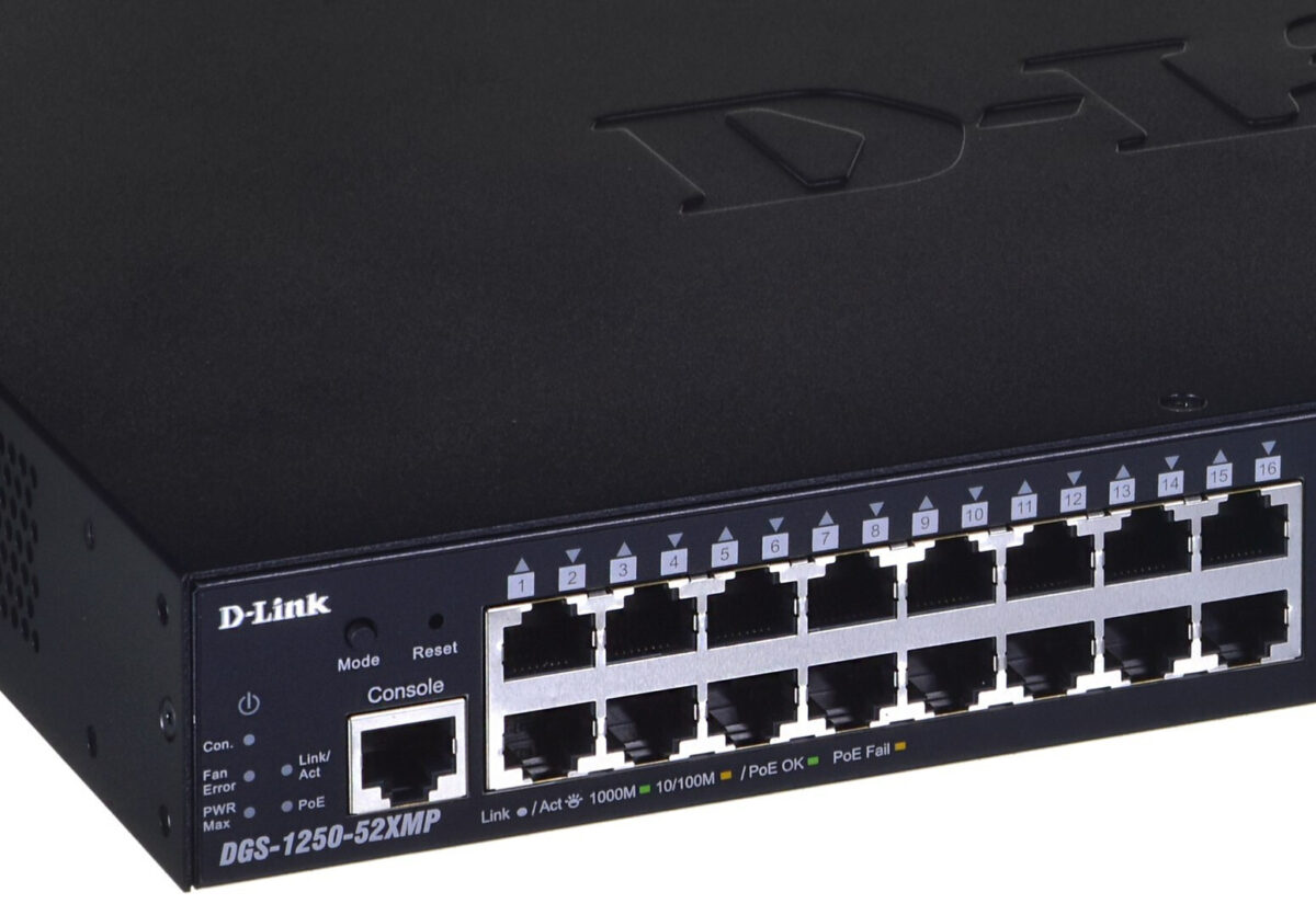 D-Link DGS-1250-52XMP Managed L2 PoE+ - Image 5