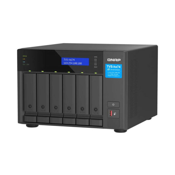 QNap TVS-h674 NAS με 6 θέσεις για HDD/M.2/SSD