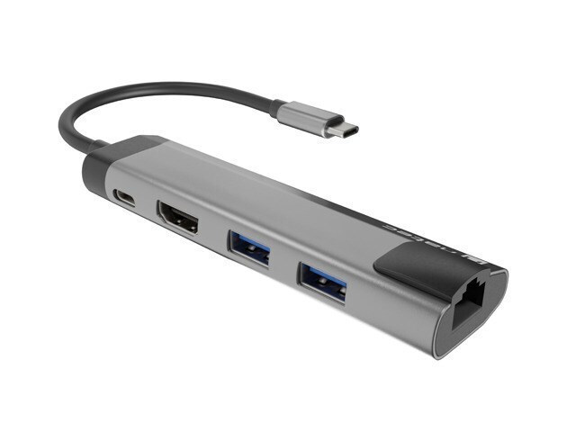 Natec Multiport Fowler Go USB-C Docking Station με HDMI Ethernet