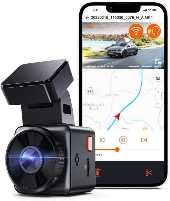 20230307093520_23143b00 Vantrue E1 Lite Κάμερα DVR Αυτοκινήτου για Παρμπρίζ με Αυτοκόλλητο - Image 2