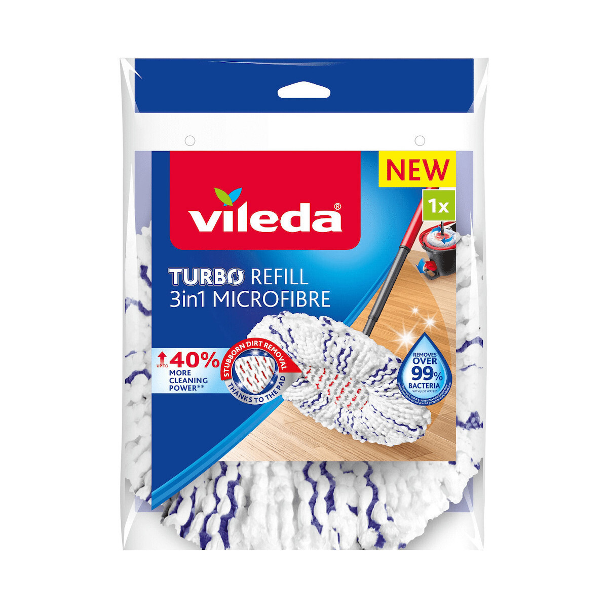 20230315124223_vileda_antallaktiko_sfougaristra_me_mikroines_refill_turbo_3in1_microfiber_167749 Vileda Ανταλλακτικό Σφουγγαρίστρας με Μικροίνες Refill Turbo 3in1 Microfiber 167749 - Image 1