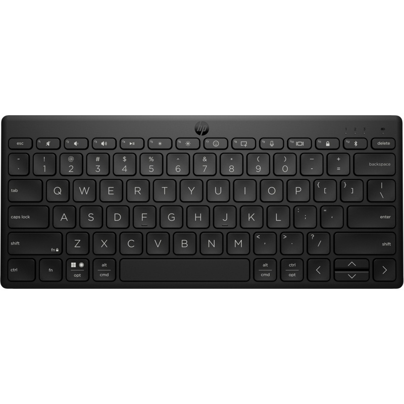 HP 350 Ασύρματο Bluetooth Πληκτρολόγιο Αγγλικό US Black