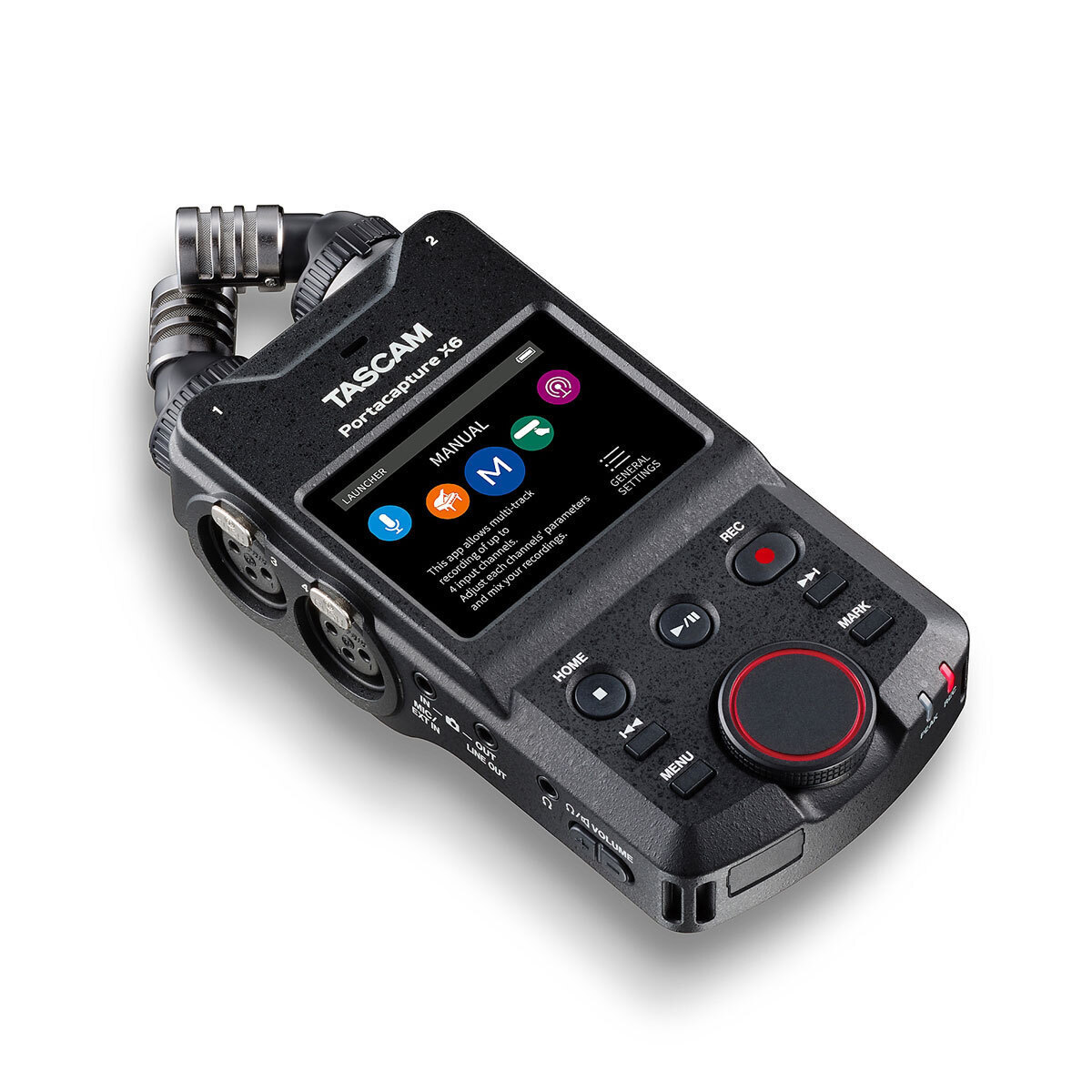 Tascam Portacapture X6 Πολυκάναλος Ψηφιακός Φορητός Εγγραφέας Μπαταρίας/Ρεύματος για Εγγραφή σε Κάρτα Μνήμης με Phantom Power και Τροφοδοσία USB - Image 1