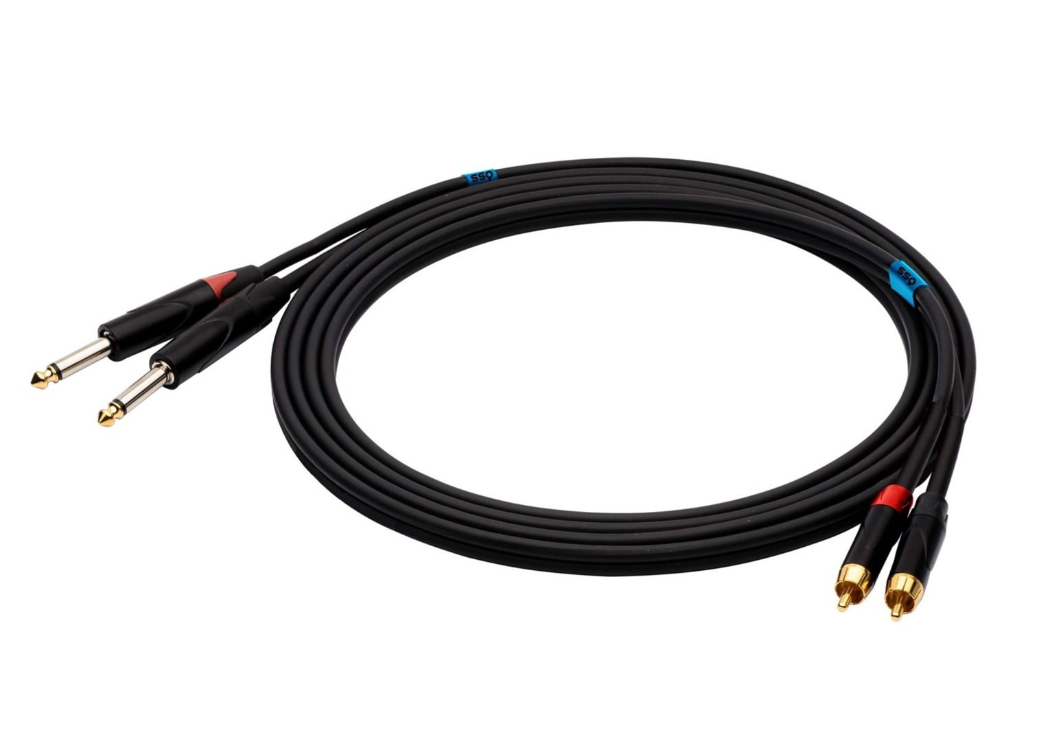 20230411161833_65fc9158 Sound Station Quality (SSQ) SSQ Cable 2x 6.3mm male - 2x RCA male 1m (RCAJM1) - Image 2