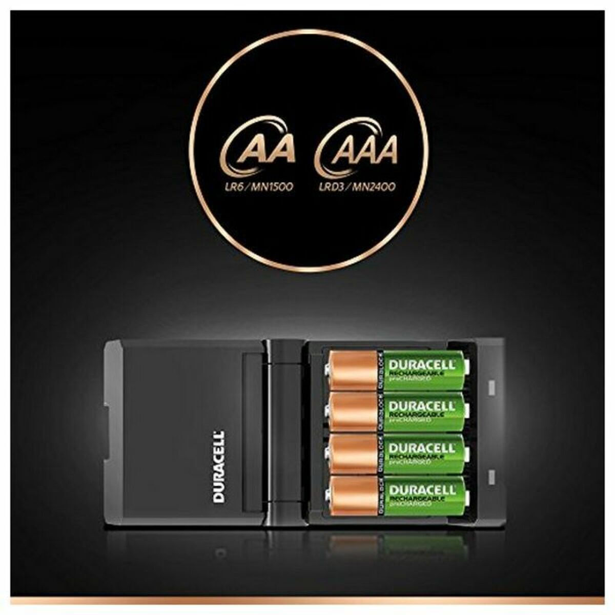 20230411161852_502dbdec Duracell CEF27 Φορτιστής 4 Μπαταριών Ni-MH Μεγέθους AA/AAA Σετ με 2x AA 1300mAh και 2x AAA 750mAh - Image 4