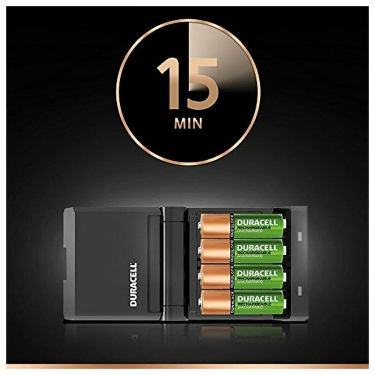 20230411161852_b37af268 Duracell CEF27 Φορτιστής 4 Μπαταριών Ni-MH Μεγέθους AA/AAA Σετ με 2x AA 1300mAh και 2x AAA 750mAh - Image 3