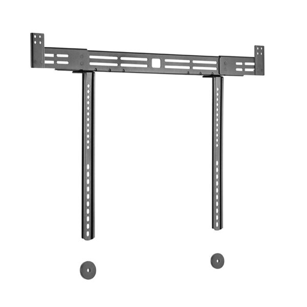 Maclean Energy Βάση Ηχείου Τοίχου TV Universal Soundbar (Τεμάχιο) σε Ασημί Χρώμα