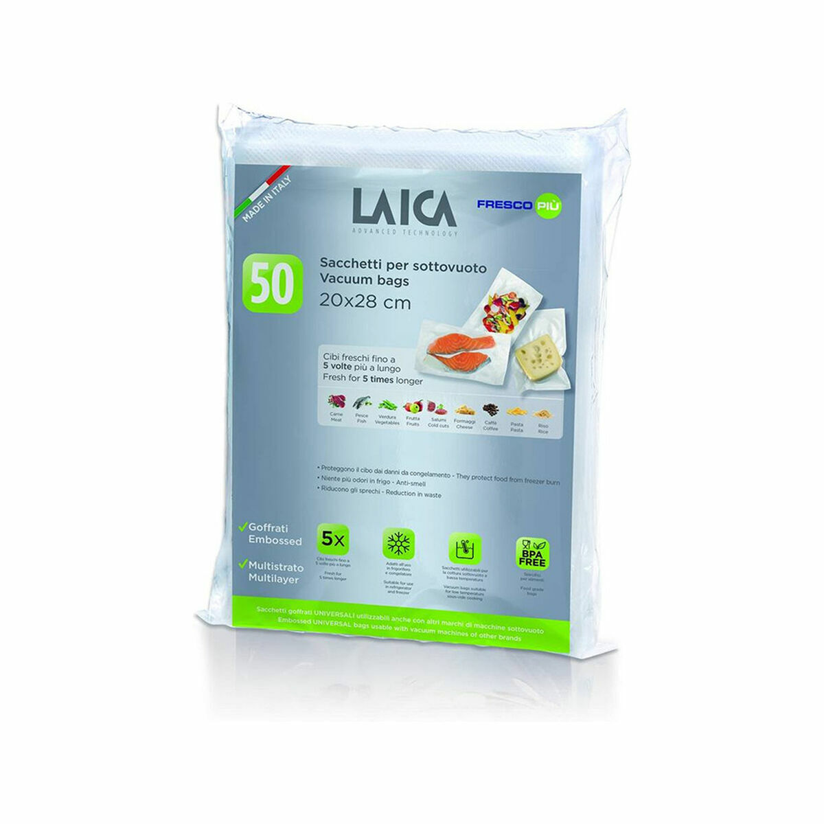 20230413124058_be9f0fbd Laica VT Λείες Σακούλες για Συσκευές Vacuum 200x280mm 50τμχ - Image 2