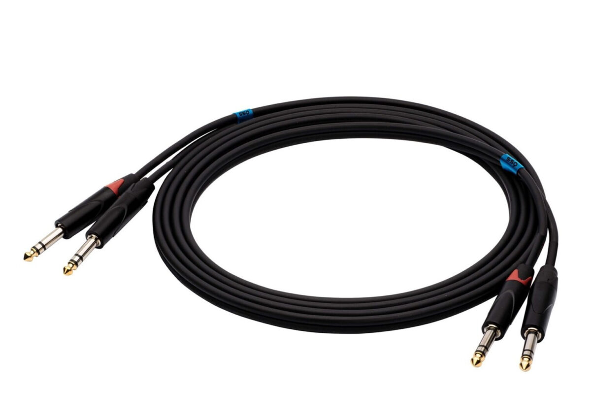 Sound Station Quality (SSQ) JSJS1 Cable 2x 6.3mm male - 2x 6.3mm male 1m (SS-1456) - Image 2