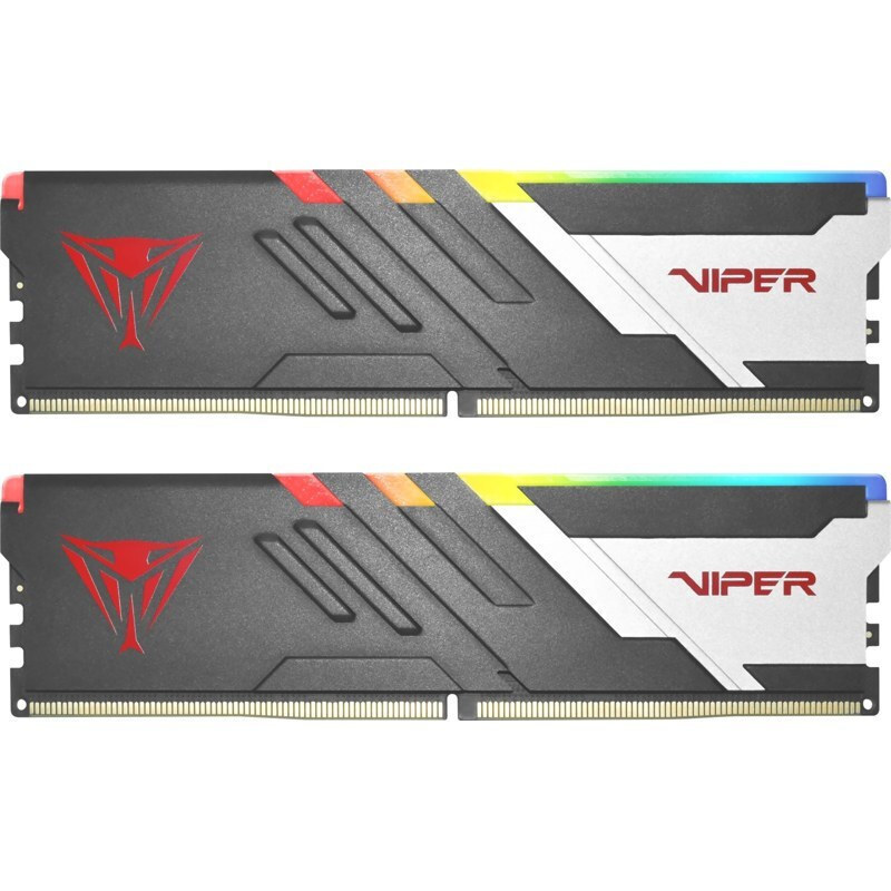 Patriot Viper Venom RGB DDR5 32GB RAM με 2x16GB Modules και Ταχύτητα 6400 για Desktop PVVR532G640C32K