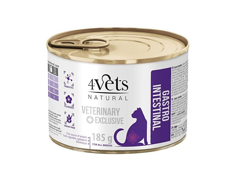 4Vets Veterinary Exclusive Gastrointestinal 185gr