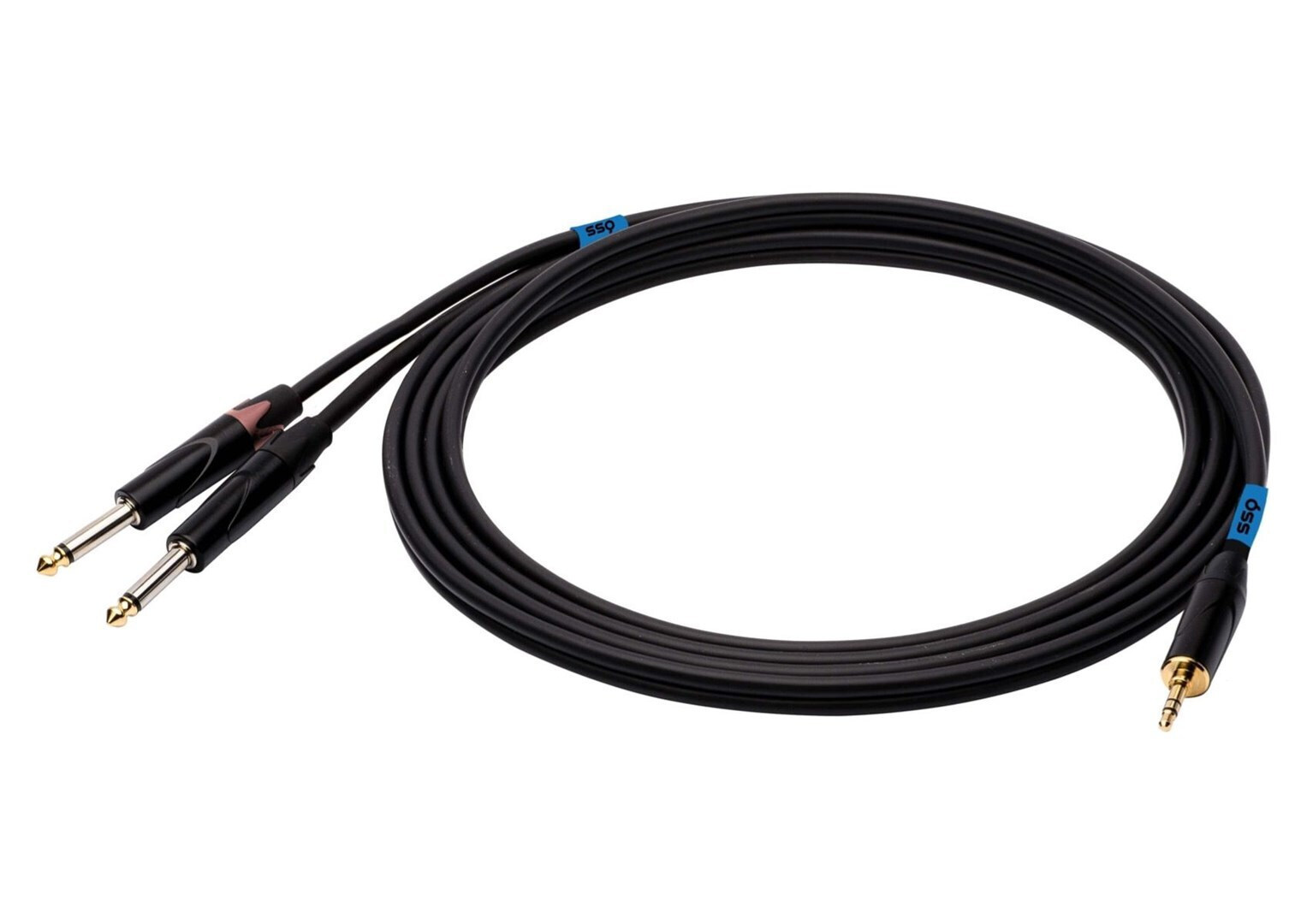 20230428143722_2909764c Sound Station Quality (SSQ) MIJM1 Cable 2x 6.3mm male - 3.5mm male 1m (SS-1813) - Image 2