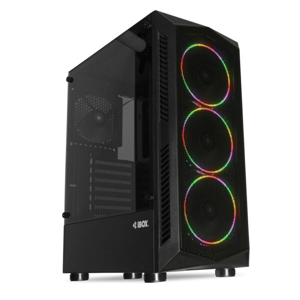 iBox Lupus 27 Gaming Midi Tower με Πλαϊνό Παράθυρο
