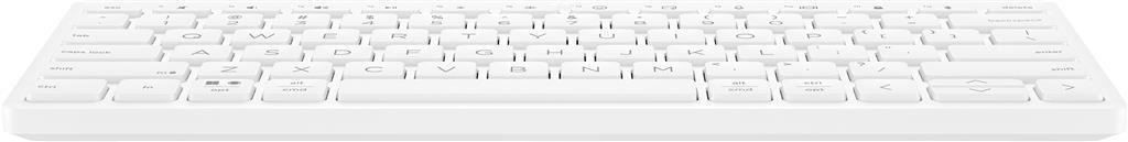 HP 350 Ασύρματο Bluetooth Πληκτρολόγιο Αγγλικό US Λευκό