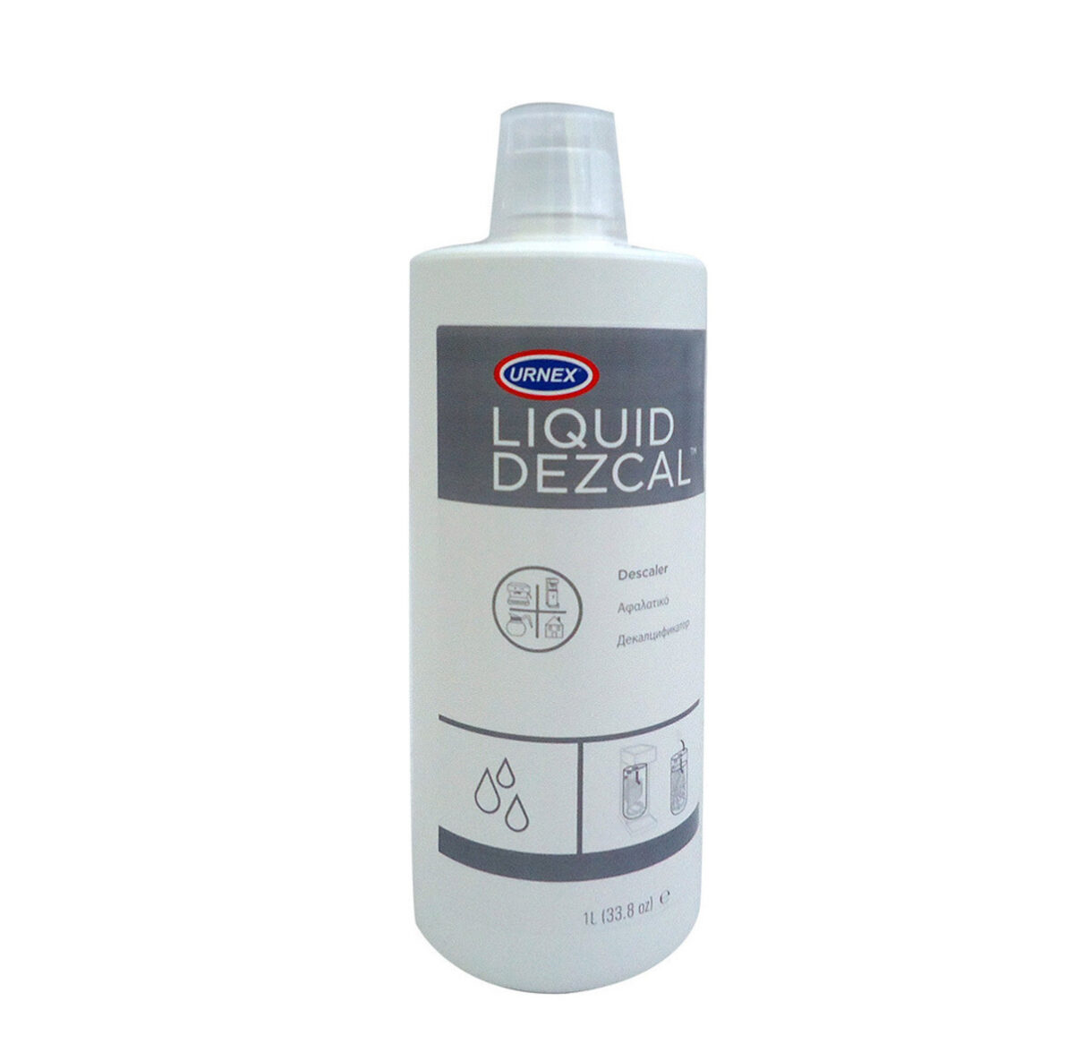 Urnex Liquid Dezcal 15-DLQ1 Καθαριστικό Καφετιέρας 2cups - Image 1