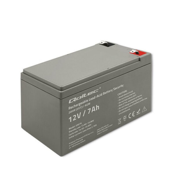 Qoltec με Χωρητικότητα 7Ah και Τάση 12V 53076 1τμχ