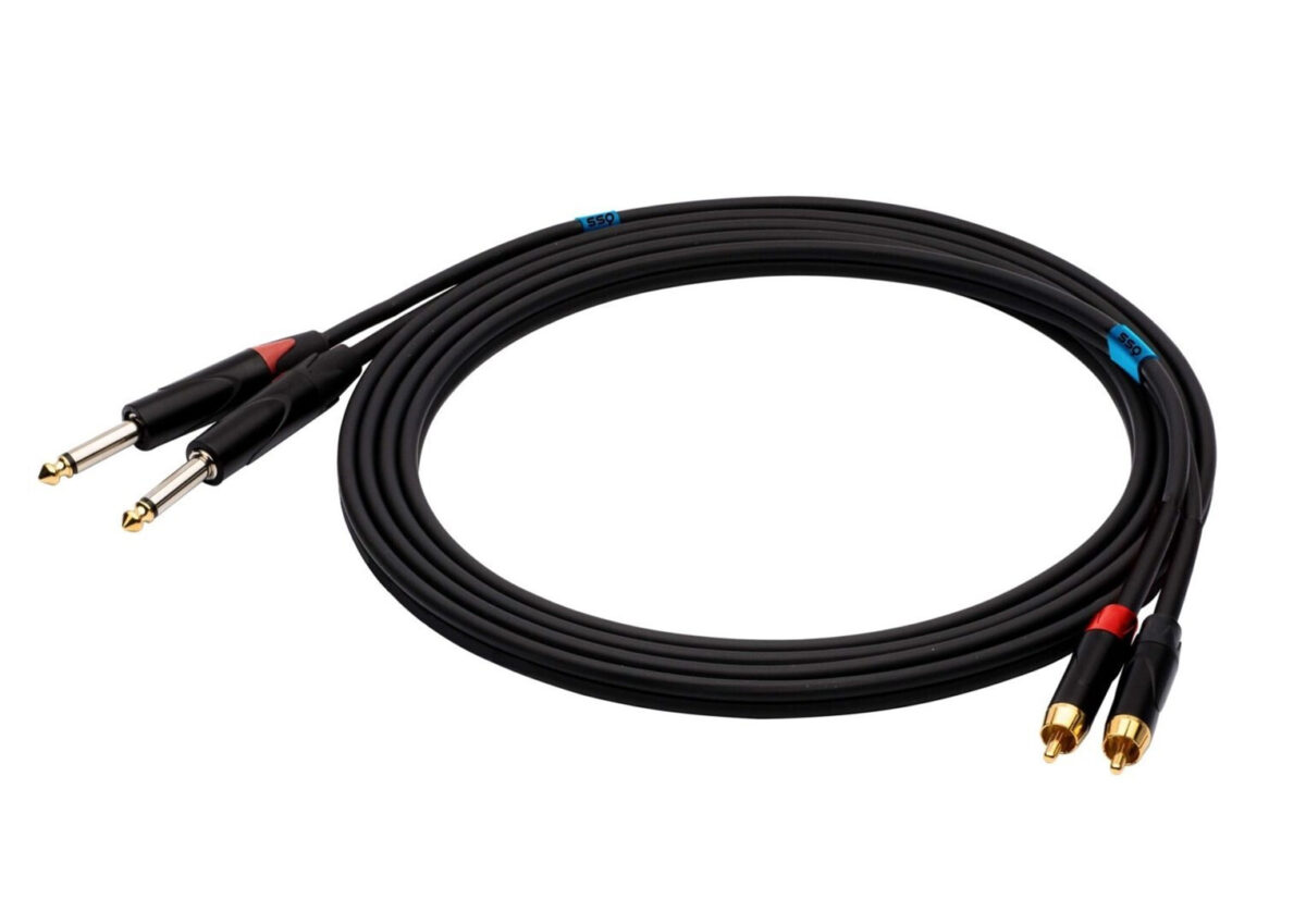 Sound Station Quality (SSQ) Cable 2x 6.3mm male - 2x RCA male 3m (SS-1430) - Image 2