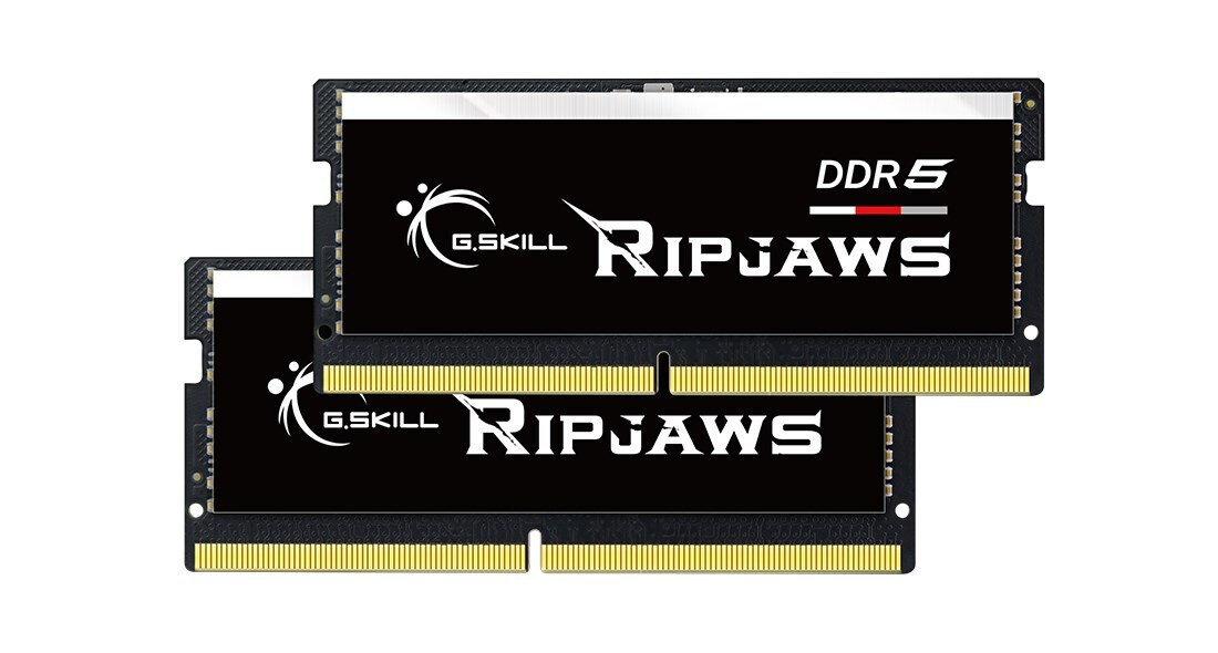 G.Skill Ripjaws DDR5 32GB RAM με 2x16GB Modules και Ταχύτητα 5600 για Laptop F5-5600S4040A16GX2-RS