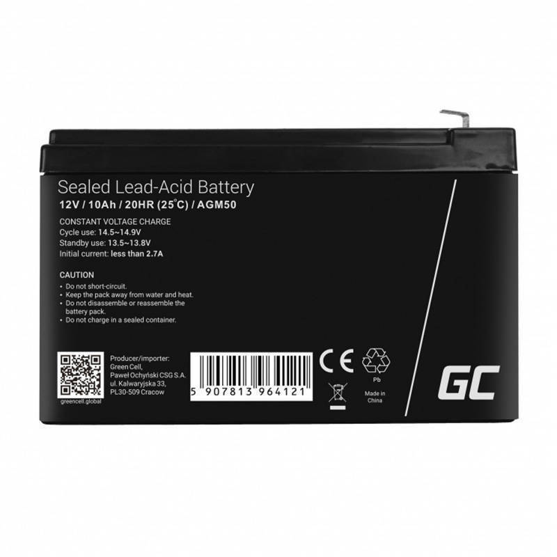 20230713150348_676a26cb Green Cell με Χωρητικότητα 10Ah και Τάση 12V AGM50 1τμχ - Image 3