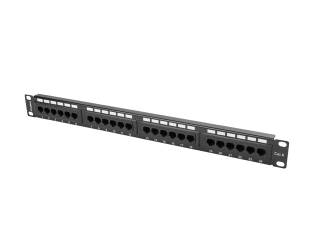 20230719102655_ae781dc8 Lanberg Patch Panel Unshielded για Rack 1U 19" 24 Θυρών cat6 Μαύρο - Image 3