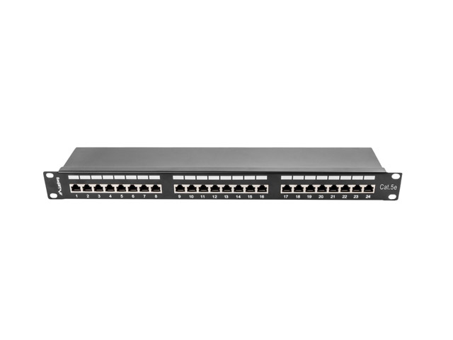 20230719102700_89c02fe1 Lanberg Patch Panel Shielded για Rack 1U 19" 24 Θυρών cat5e Μαύρο - Image 3