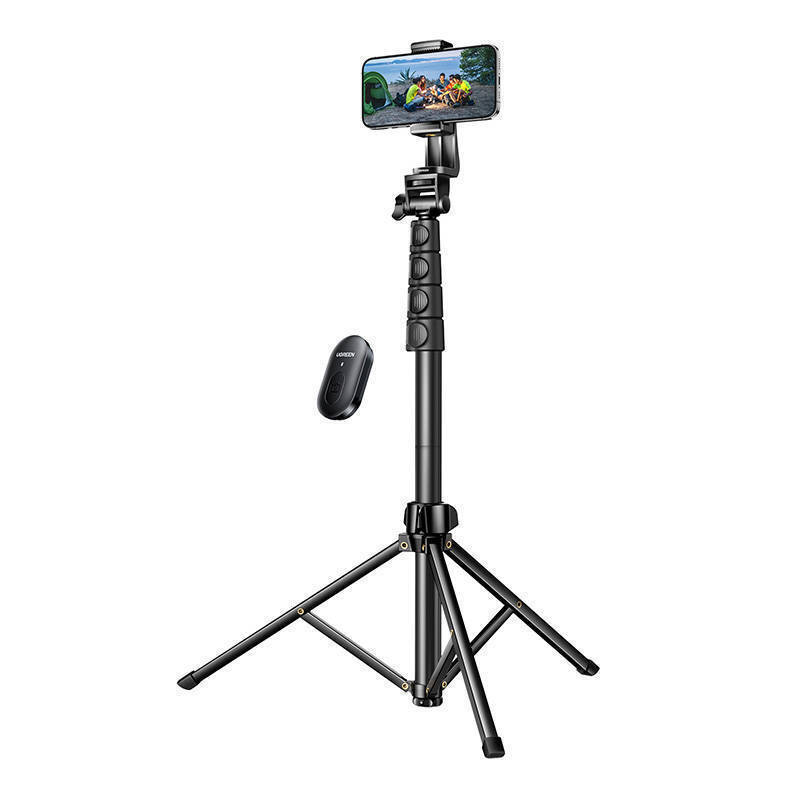 Ugreen Selfie Stick Τρίποδο Κινητού με Bluetooth Μαύρο - Image 1