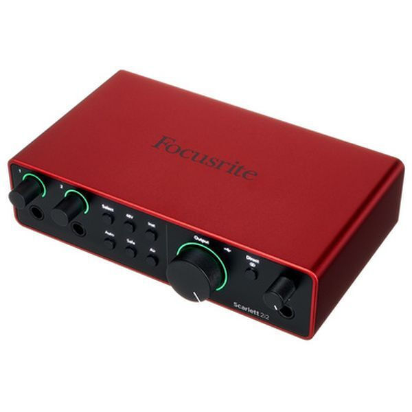 Focusrite Εξωτερική Επαγγελματική Κάρτα Ήχου Scarlett 2i2 4th Gen Συνδεσιμότητα USB για PC