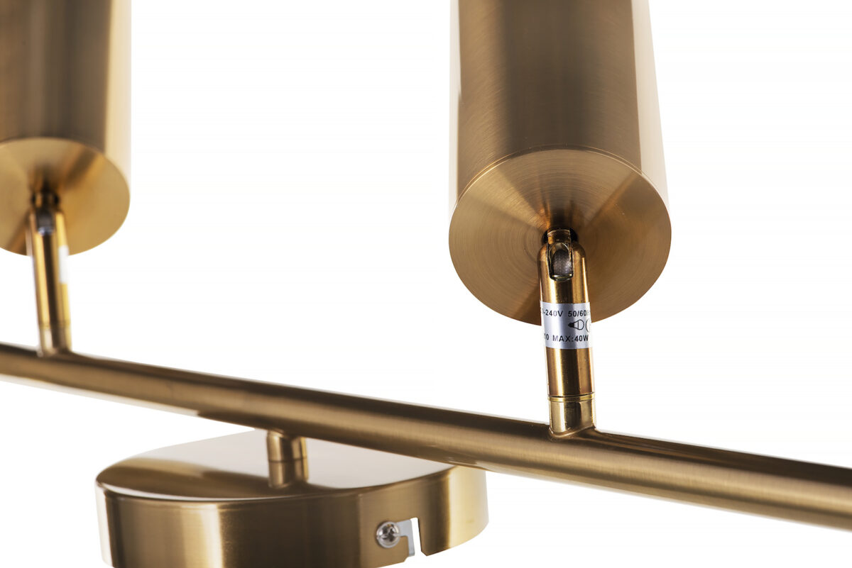 Active Jet Σποτ με 4 Φώτα και με Ντουί GU10 σε Χρυσό Χρώμα - Image 6