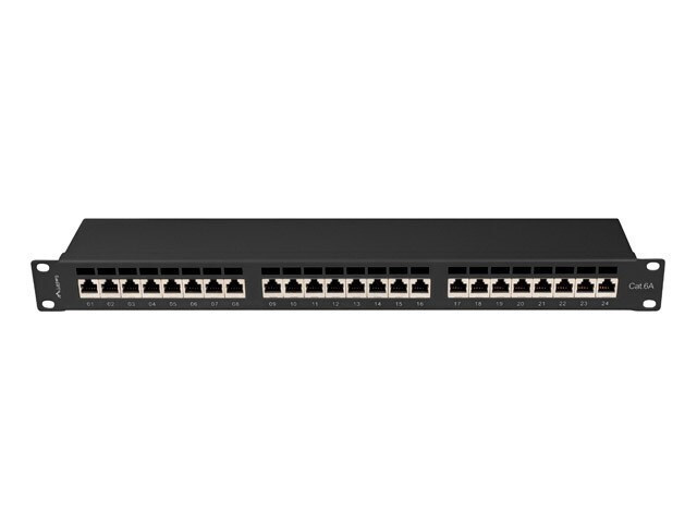 20230907112853_dc6fb71e Lanberg Patch Panel Shielded για Rack 1U 19" 24 Θυρών cat6a Μαύρο - Image 2