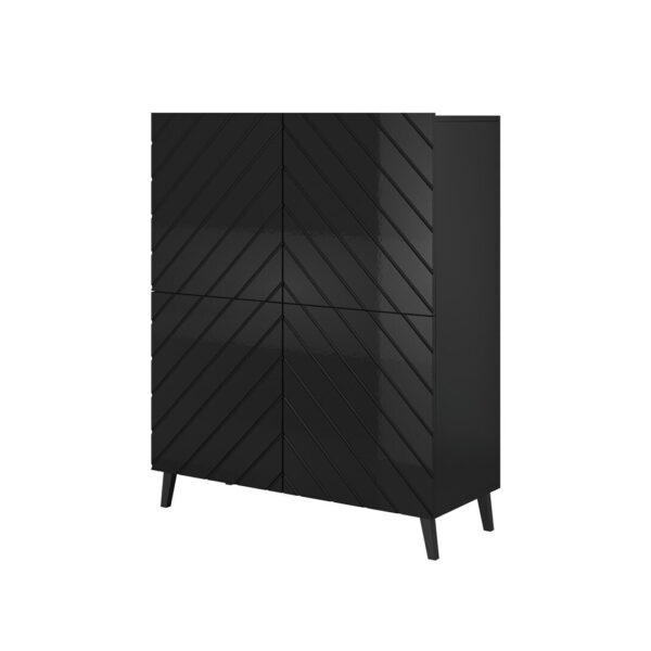 Μπουφές Abeto Ξύλινος 100.5x40x121.5cm