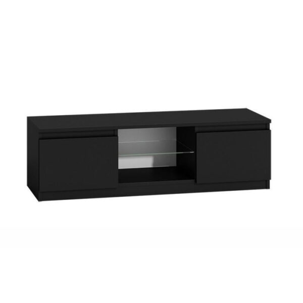 Ξύλινο Gloss Black 140x40x36εκ. RTV140