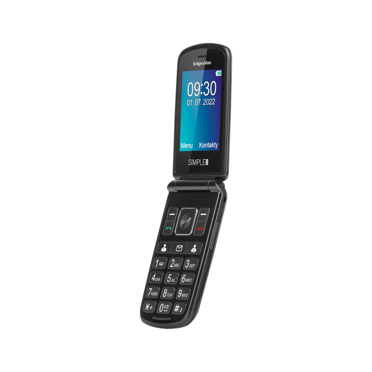 20230920124655_kruger_matz_simple_929_dual_sim_kinito_me_megala_koumpia_mayro Kruger & Matz Simple 929 Dual SIM Κινητό με Μεγάλα Κουμπιά Μαύρο - Image 1