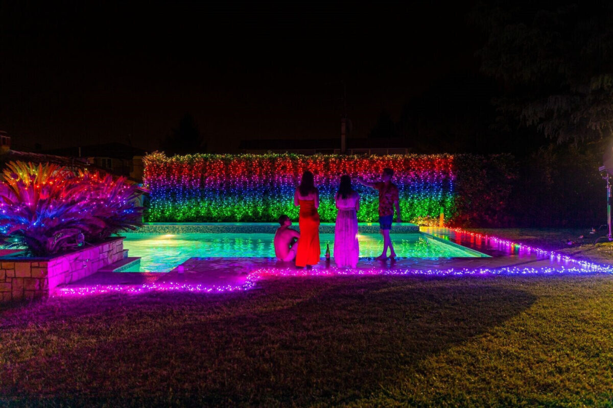 400 Λαμπάκια LED 32μ. Λευκά σε Σειρά - Image 9