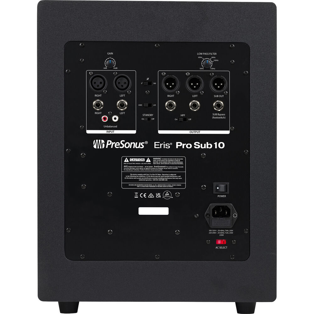 20230929131752_dd97199f Presonus Eris Pro Sub 10 APA2023-00950 Αυτοενισχυόμενο Subwoofer με Ηχείο 10" 170W Μαύρο - Image 2