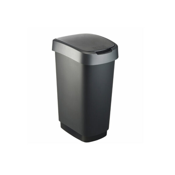 Rotho Babydesign Twist Κάδος Απορριμμάτων Πλαστικός Γκρι 50lt