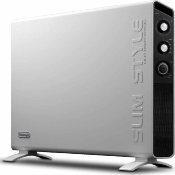De'Longhi Slim Style Θερμοπομπός Δαπέδου 2000W 82x55cm Λευκός