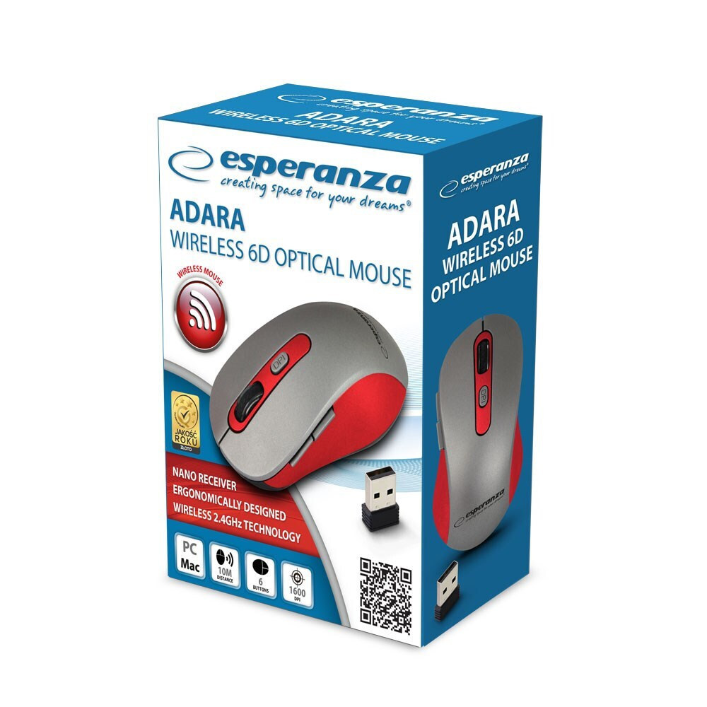20231025163300_69eec721 Esperanza EM131R Ασύρματο Κόκκινο - Image 4