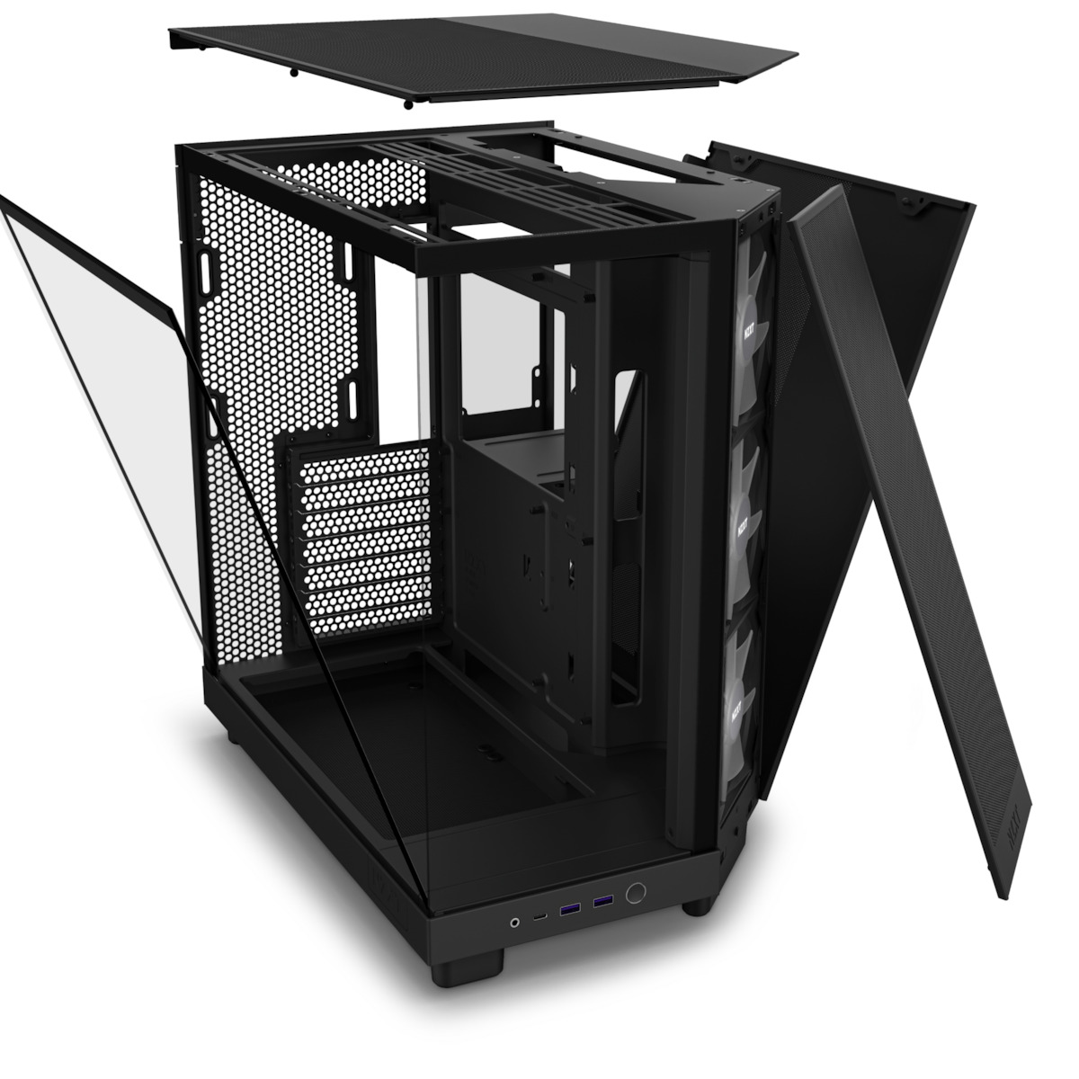 20231115130606_afacaac0 NZXT H6 Flow Gaming Midi Tower με Πλαϊνό Παράθυρο - Image 3