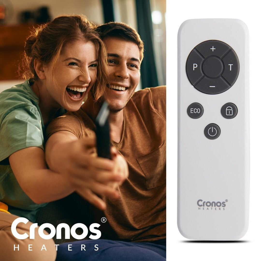 Cronos Θερμοπομπός Δαπέδου 500W με Ηλεκτρονικό Θερμοστάτη και WiFi Λευκός
