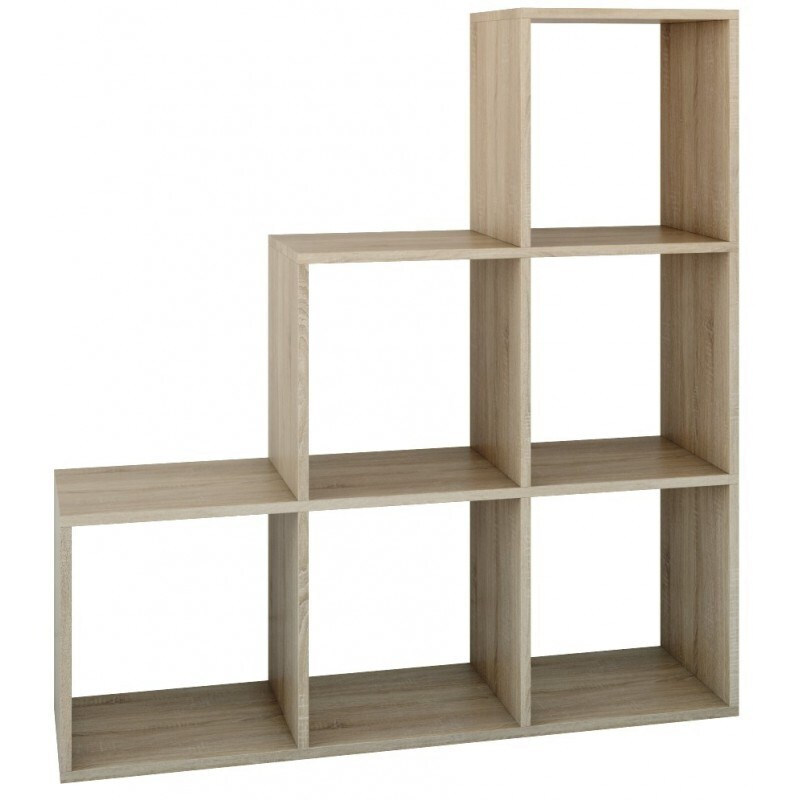 20231122153306_vivliothiki_step_sonoma_mpez_115x38x115ek Βιβλιοθήκη Step Sonoma 115x38x115εκ. Μπεζ - Image 1