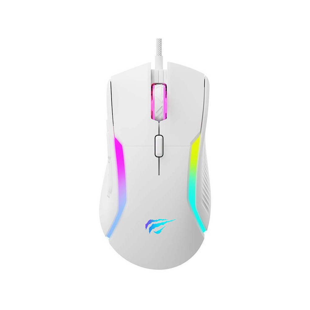 20231129143515_havit_ms1033_rgb_gaming_pontiki_8000_dpi_leyko Havit MS1033 Λευκό - Image 1