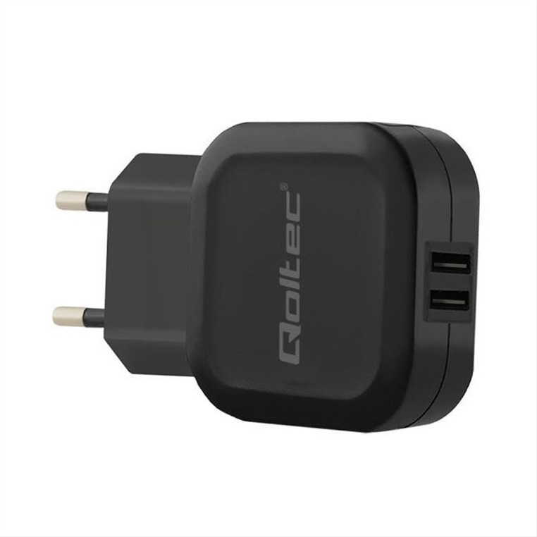 20231129165429_qoltec_2x_usb_wall_adapter_mayro_50186 Qoltec 50186 Χωρίς Καλώδιο 17W - Image 1